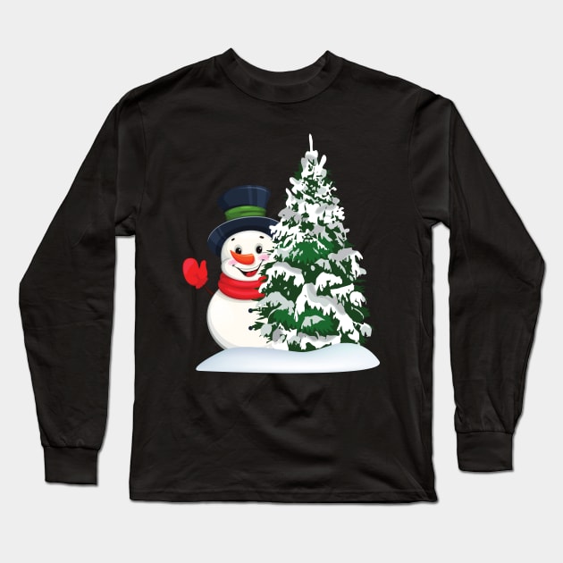 merry christmas Long Sleeve T-Shirt by sirazgar